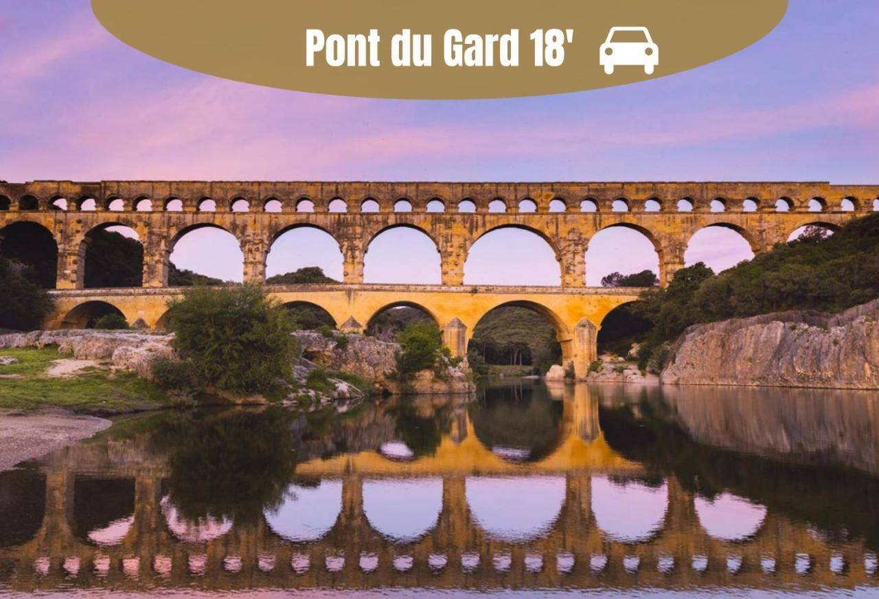 La Casita - Studio Confort Avec Parking Prive - Lit Douillet - Centre Uzes, Pont Du Gard 외부 사진