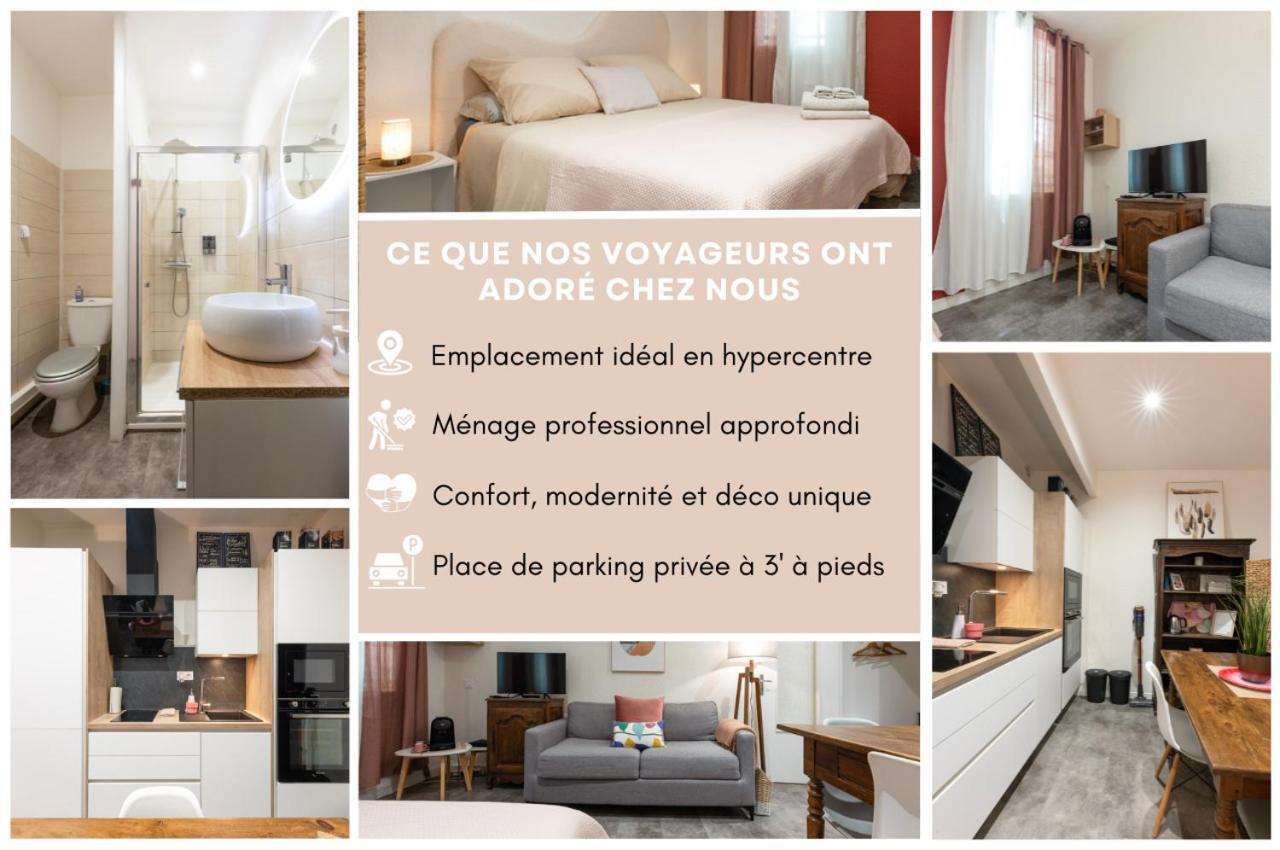 La Casita - Studio Confort Avec Parking Prive - Lit Douillet - Centre Uzes, Pont Du Gard 외부 사진